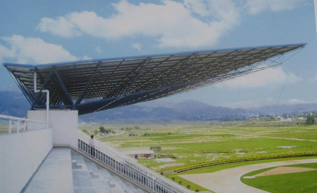 松滋体育场看台网架工程